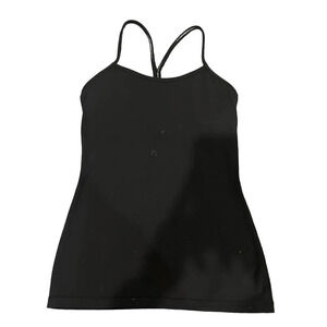 Lululemon Black Free to Be Tank Top w/ Built in‎ Bra Size 6